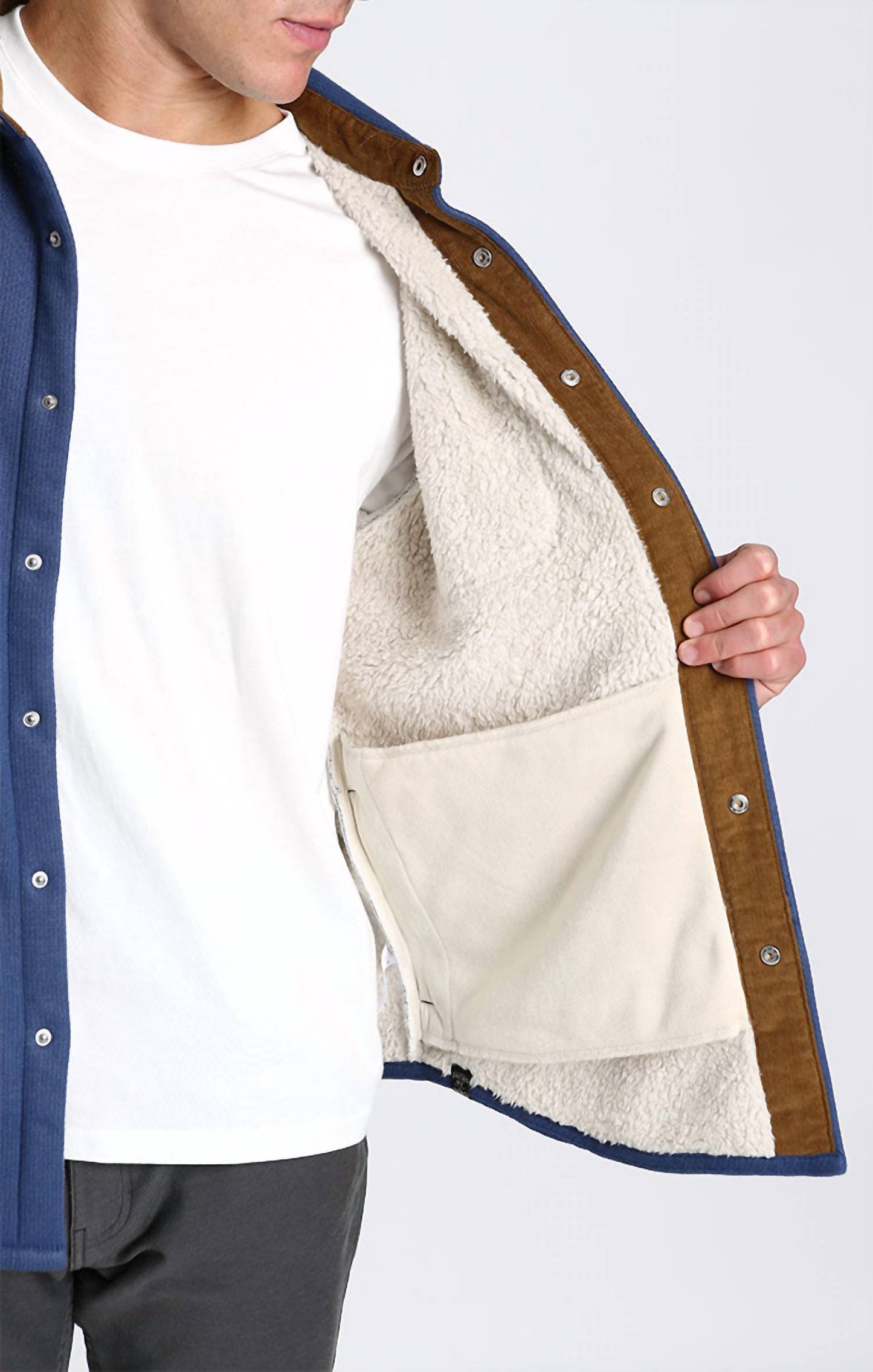 Jachs New York - Sherpa Bonded Waffle Snap Workshirt