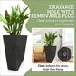 Stackable Taper Planters, Set of 3