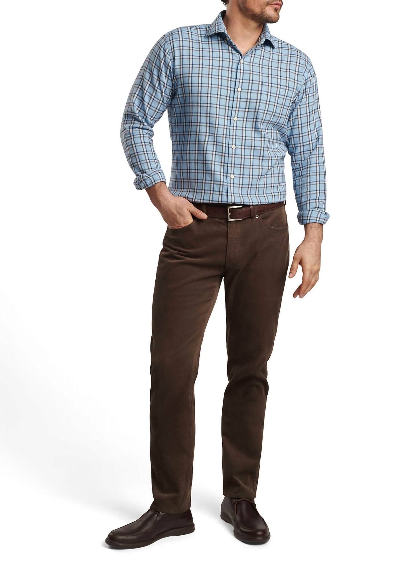 Peter Millar - Nelson Crown Flannel Cotton Stretch Sport Shirt