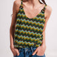 124 Voltaire - Ziz Zag Crochet Tank