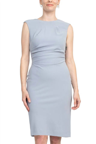 Alberto Makali - Sleeveless Bodycon Solid Stretch Crepe Dress