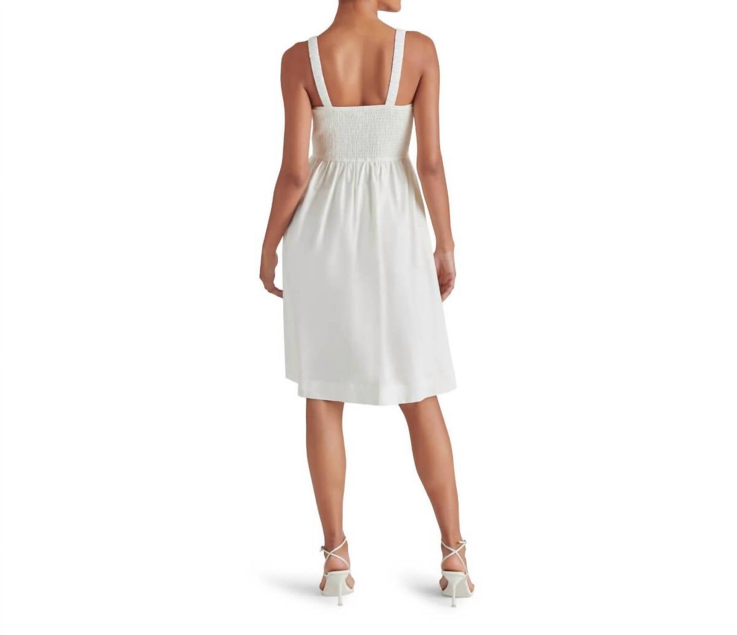 Steve Madden - Fleur Smocked Scoop Neck Dress