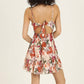 Angie - Spaghetti Strap Floral Tie Back Sundress