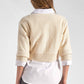 Elan - Heidi V-neck Sweater Collar Top Set