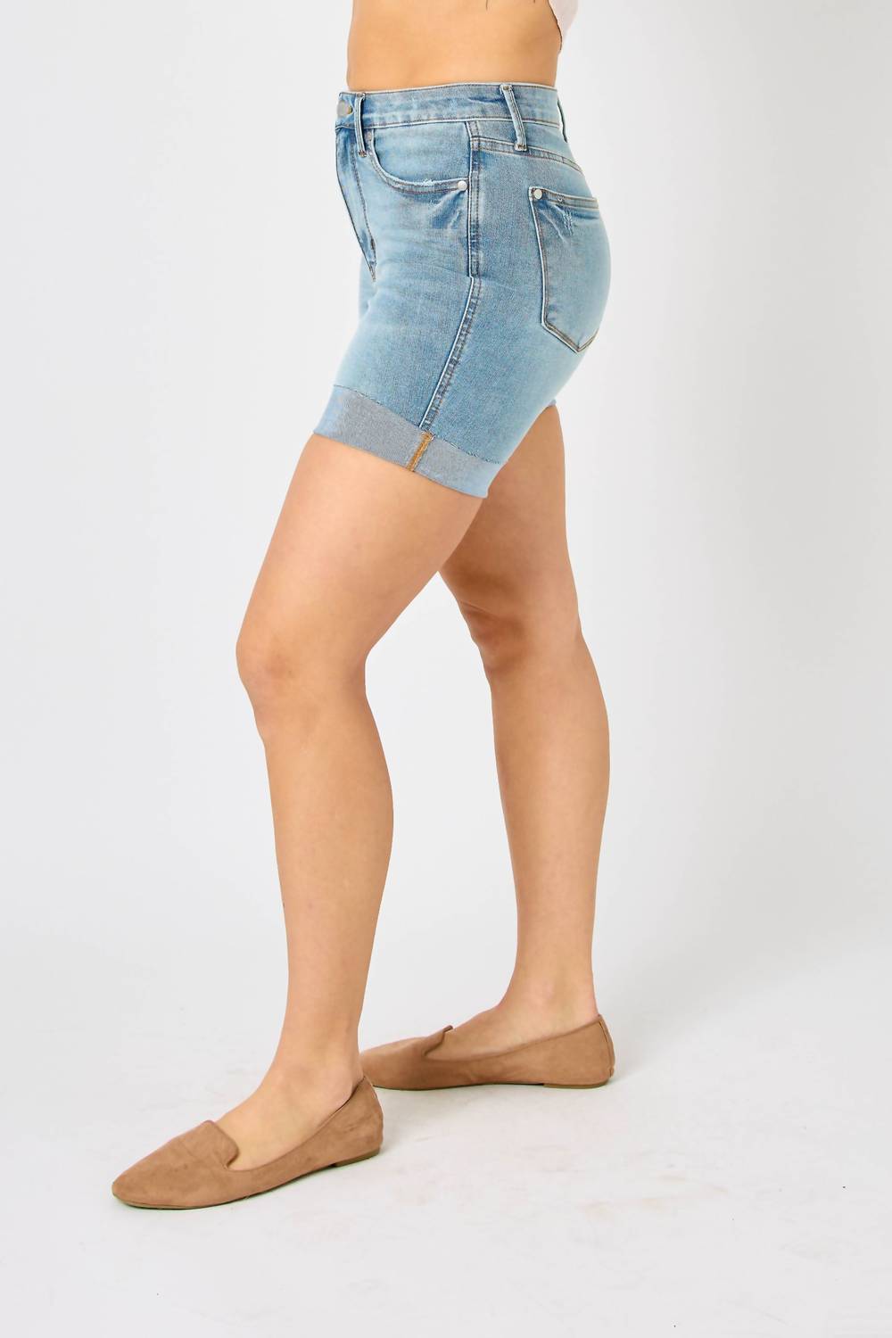 Judy Blue - High Waist Tummy Control Denim Shorts