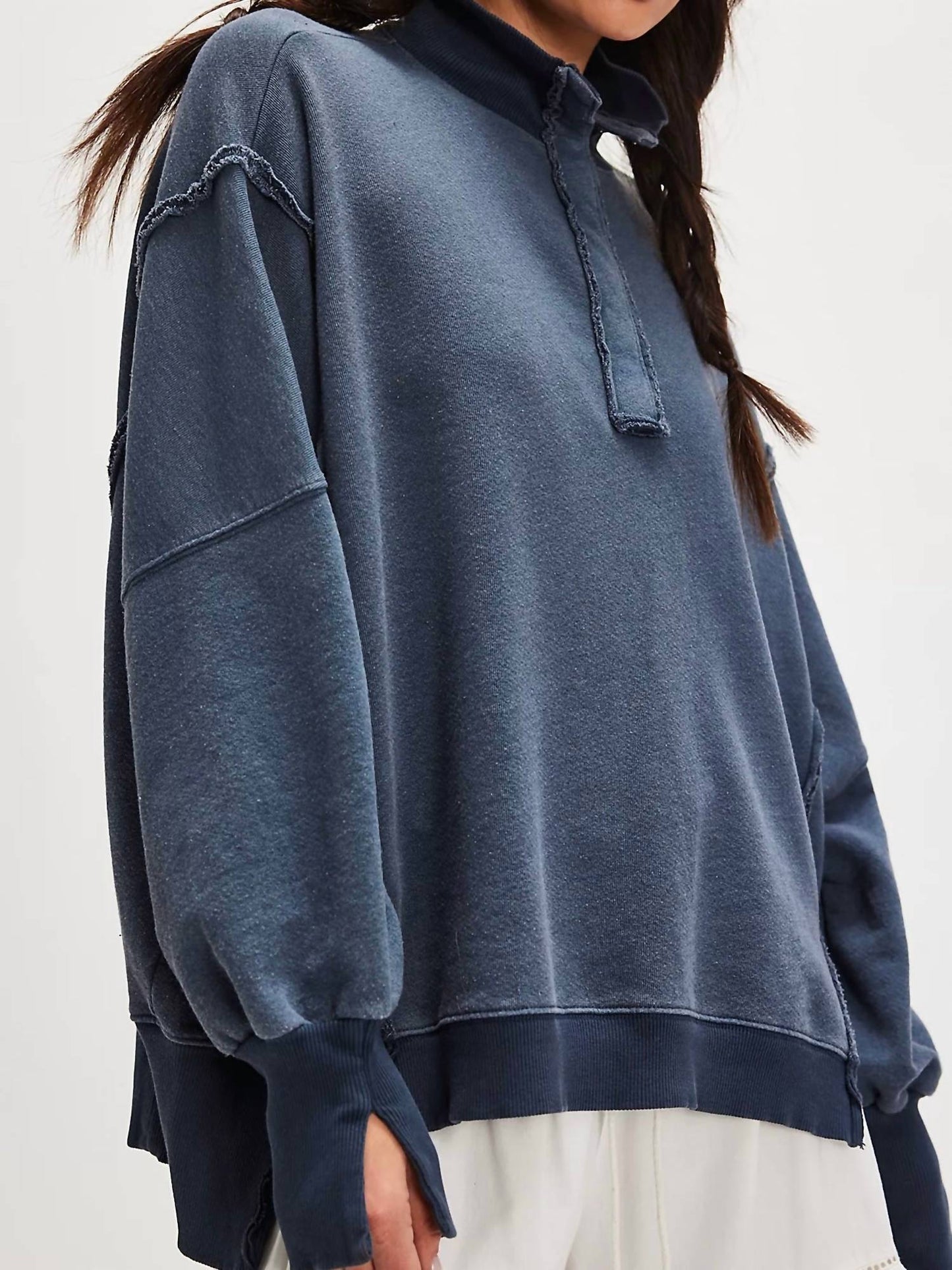 Free People - Camden Henley Sweatshirt
