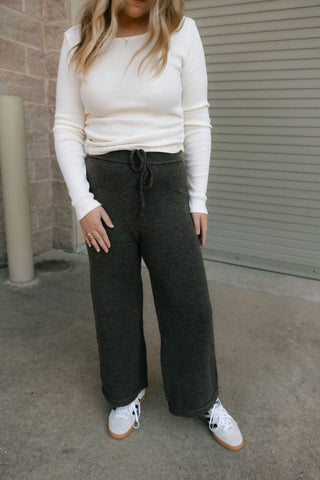 Miou Muse - Two Tone Sweater Pants