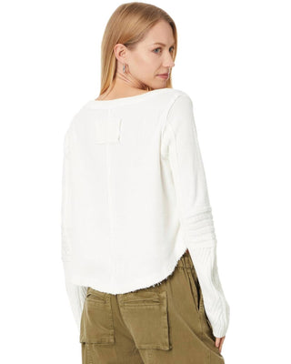 Free People - Swinging Cable Cuff Sweater