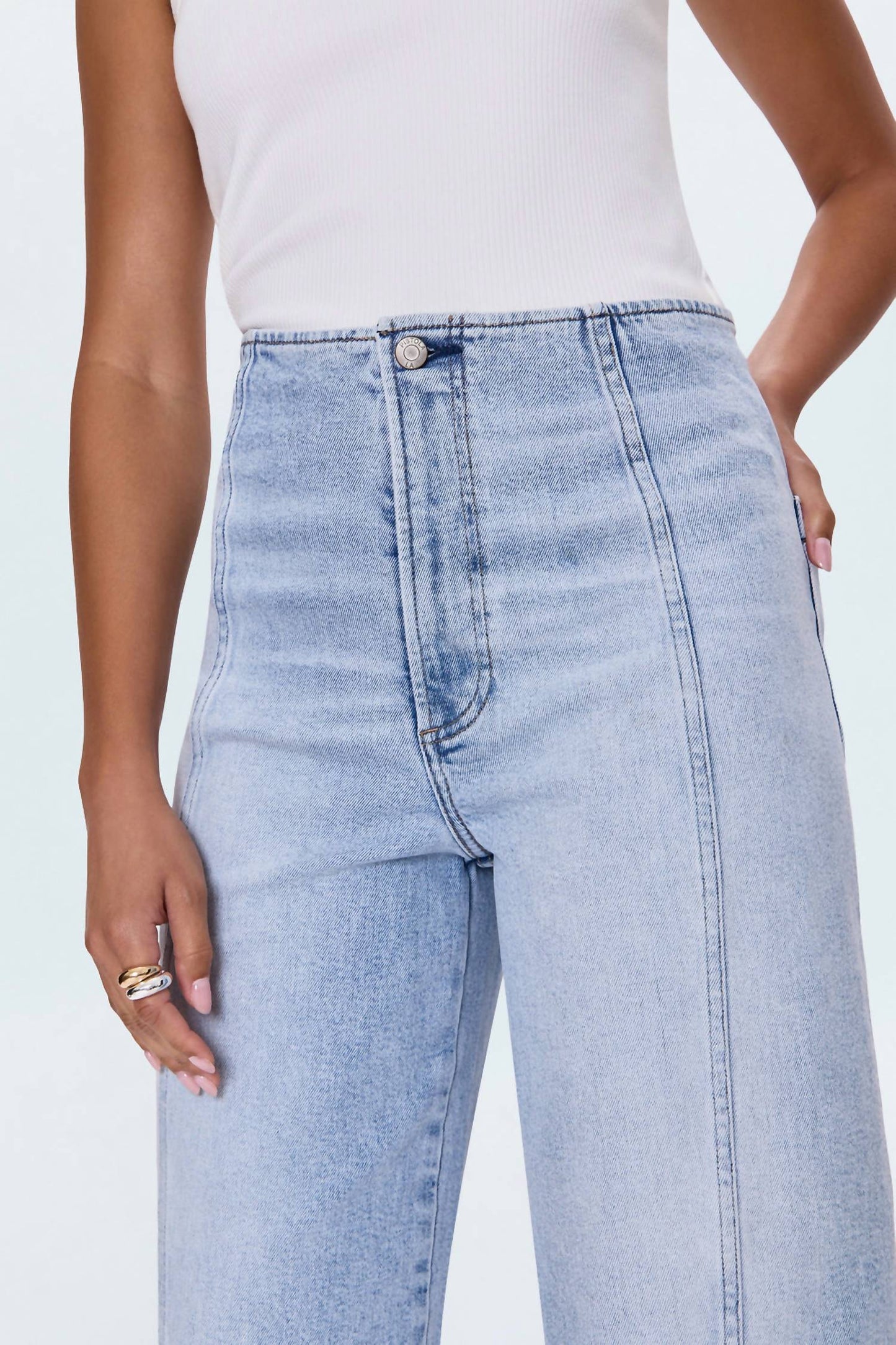 Pistola - Blair High Rise Seamed Barrel Jean