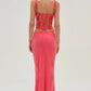 For Love & Lemons - Embroidered Roses Corset Top