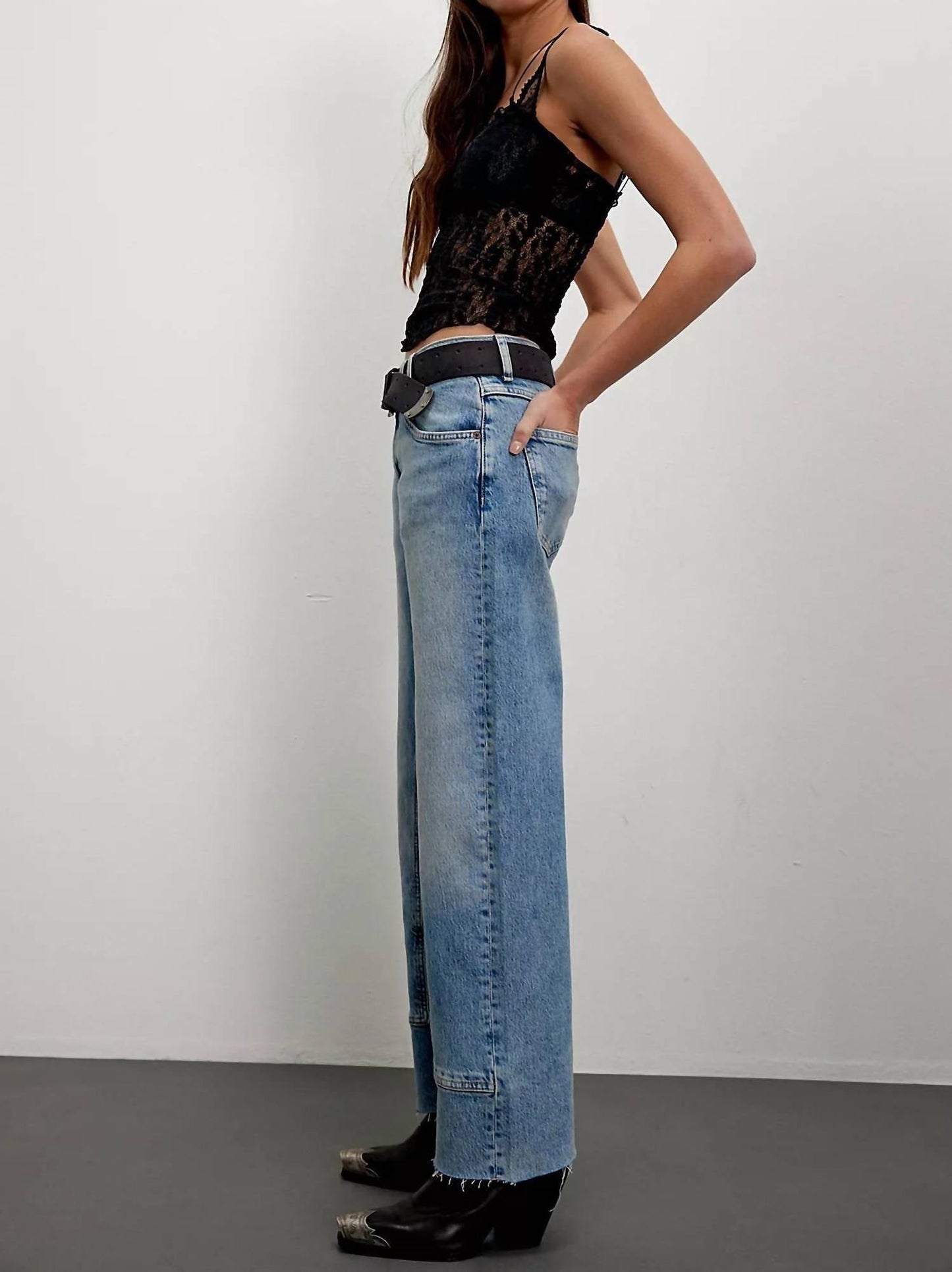 Free People - Risk Taker Mid-rise Jeans