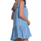 Elan - Tie Strap Mini Swim Cover-Up Dress