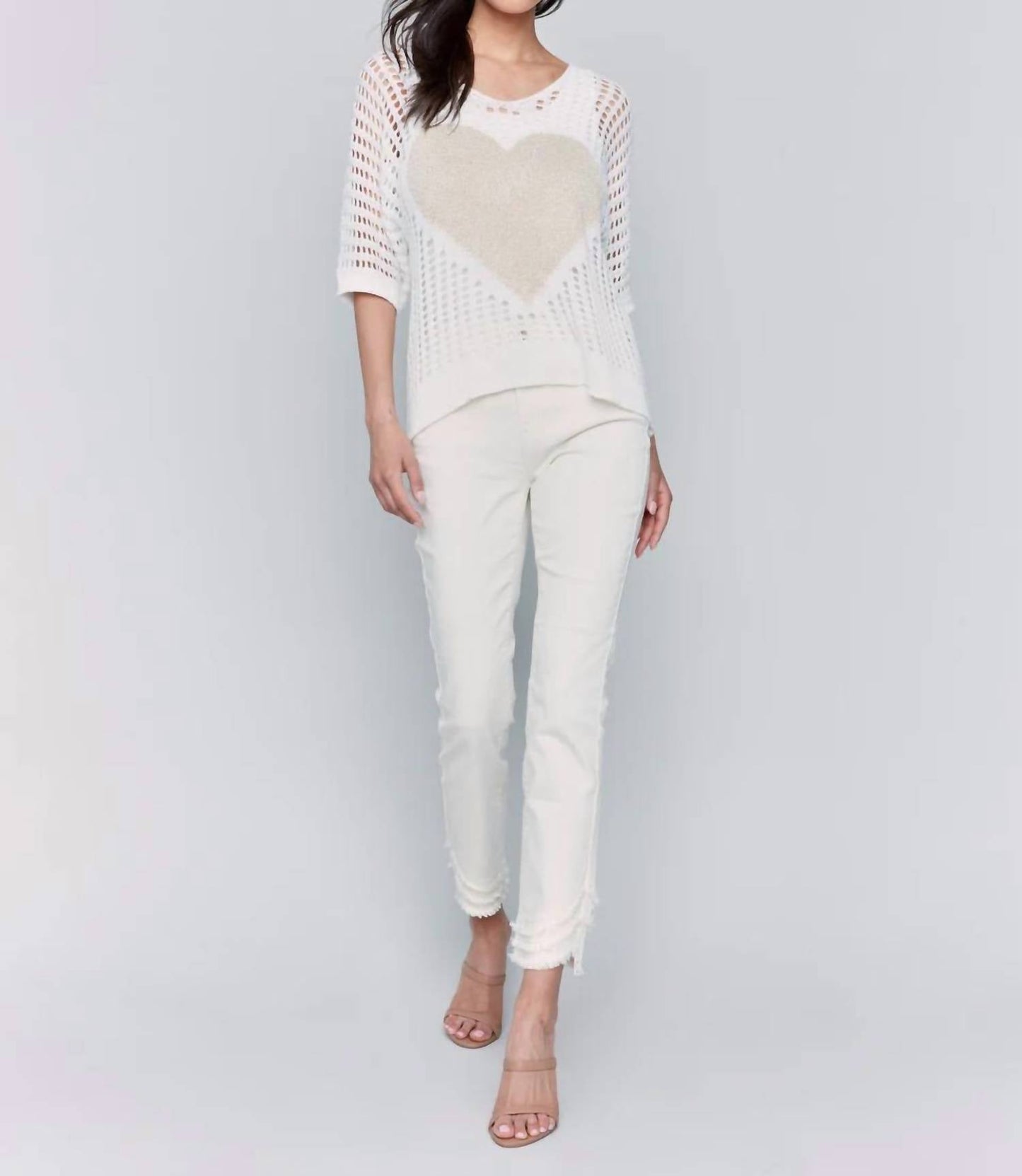 Charlie B - Women's Fishnet Sweater