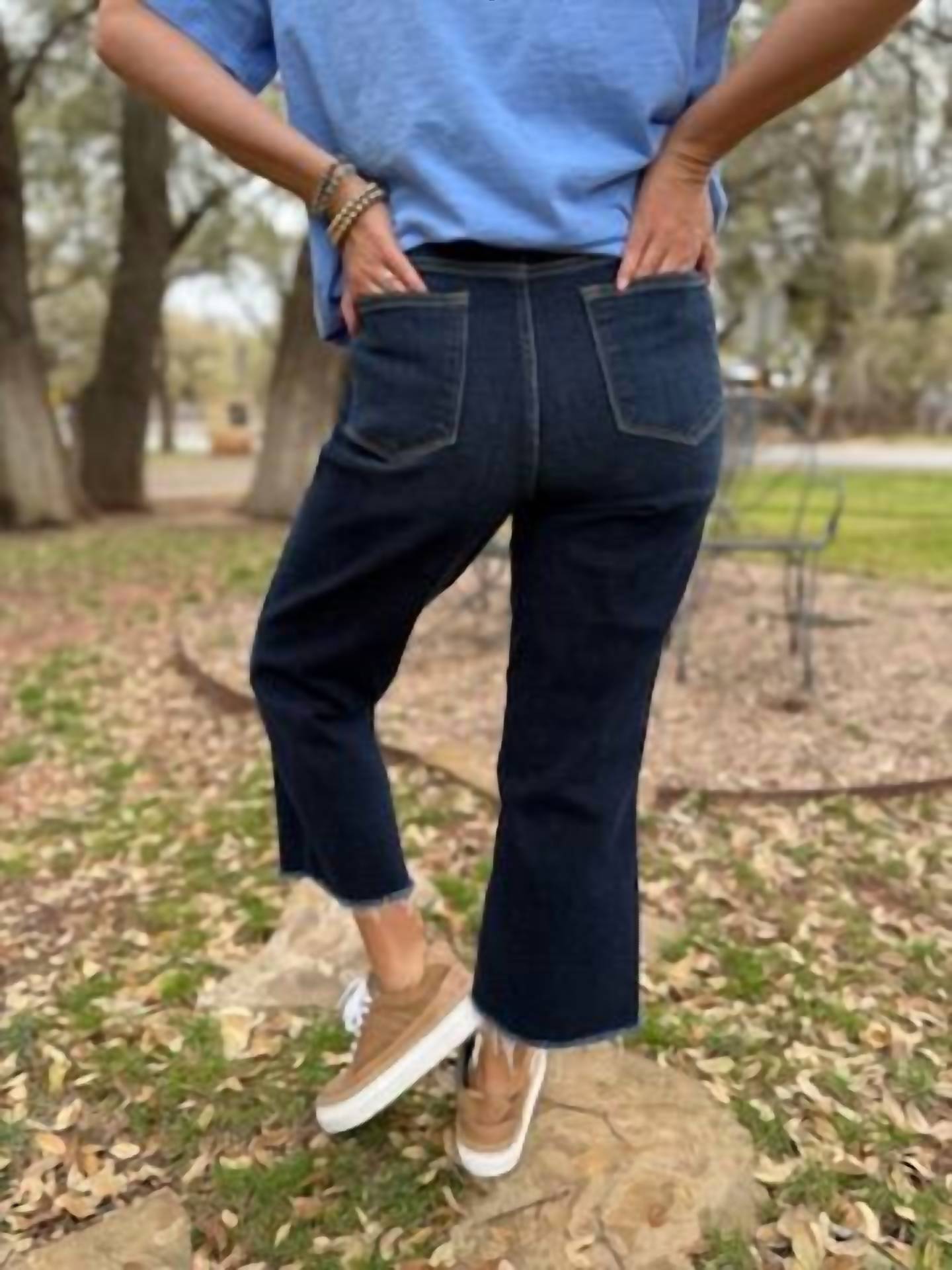 Judy Blue - Women's Wide Leg Crops