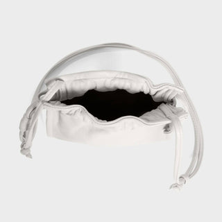 Lemiz - Bolsa feminina mini Bowie de couro com cordão