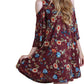 Umgee - Floral Cold Shoulder Dress