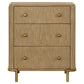 Stevie Sand Wash Natural Cane 4-Piece Eastern King Bedroom Set