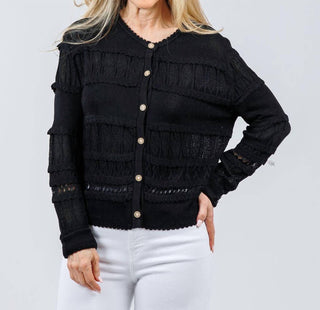 Maria Pavan - Women's Ross Fringe Cardigan