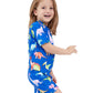 Gottex - Kids Short Sleeve Zip Up Swim Overalls