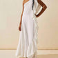Free People - Elisa Cotton Ruffled One Shoulder Dress