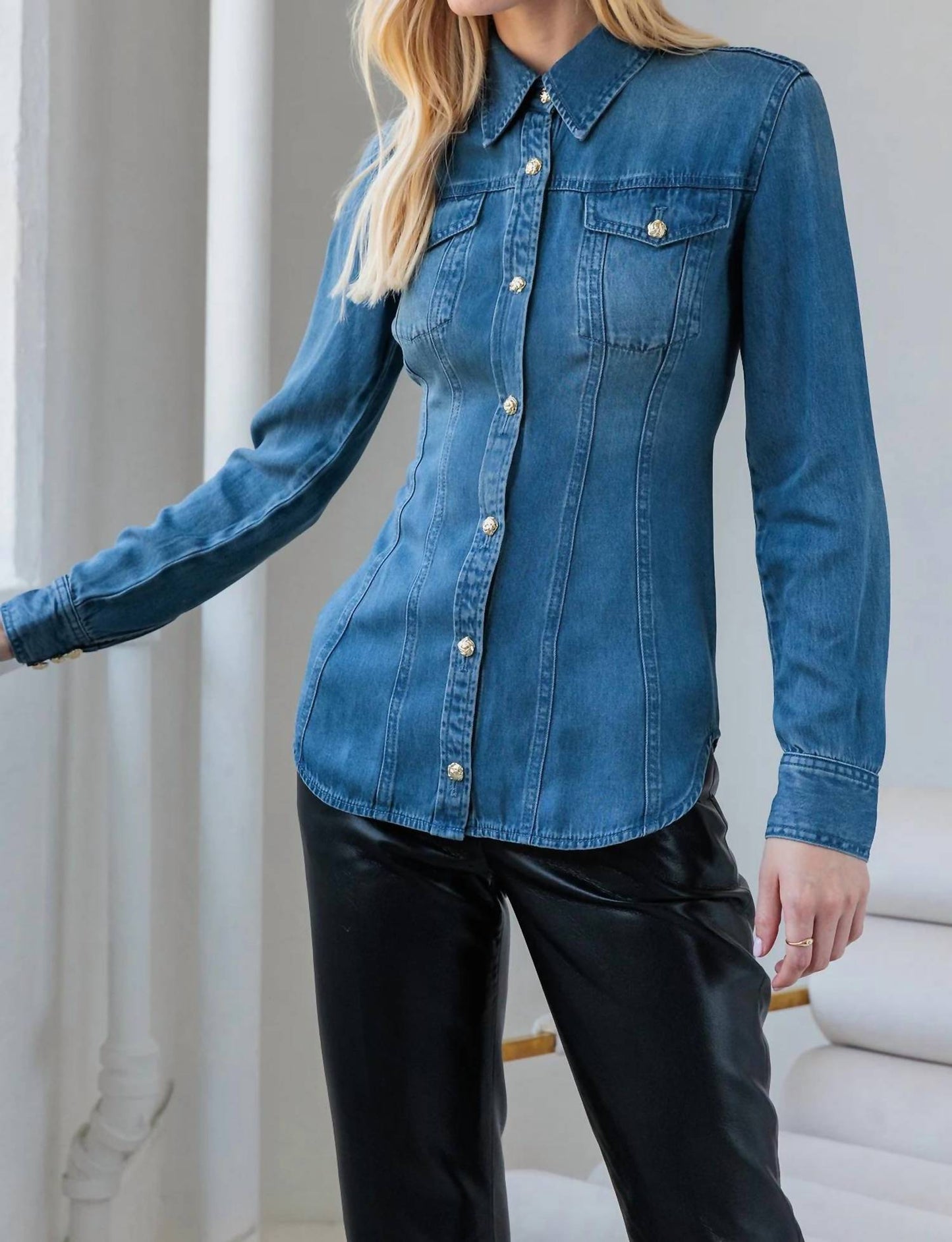 Generation Love - ANTOINETTE DENIM SHIRT