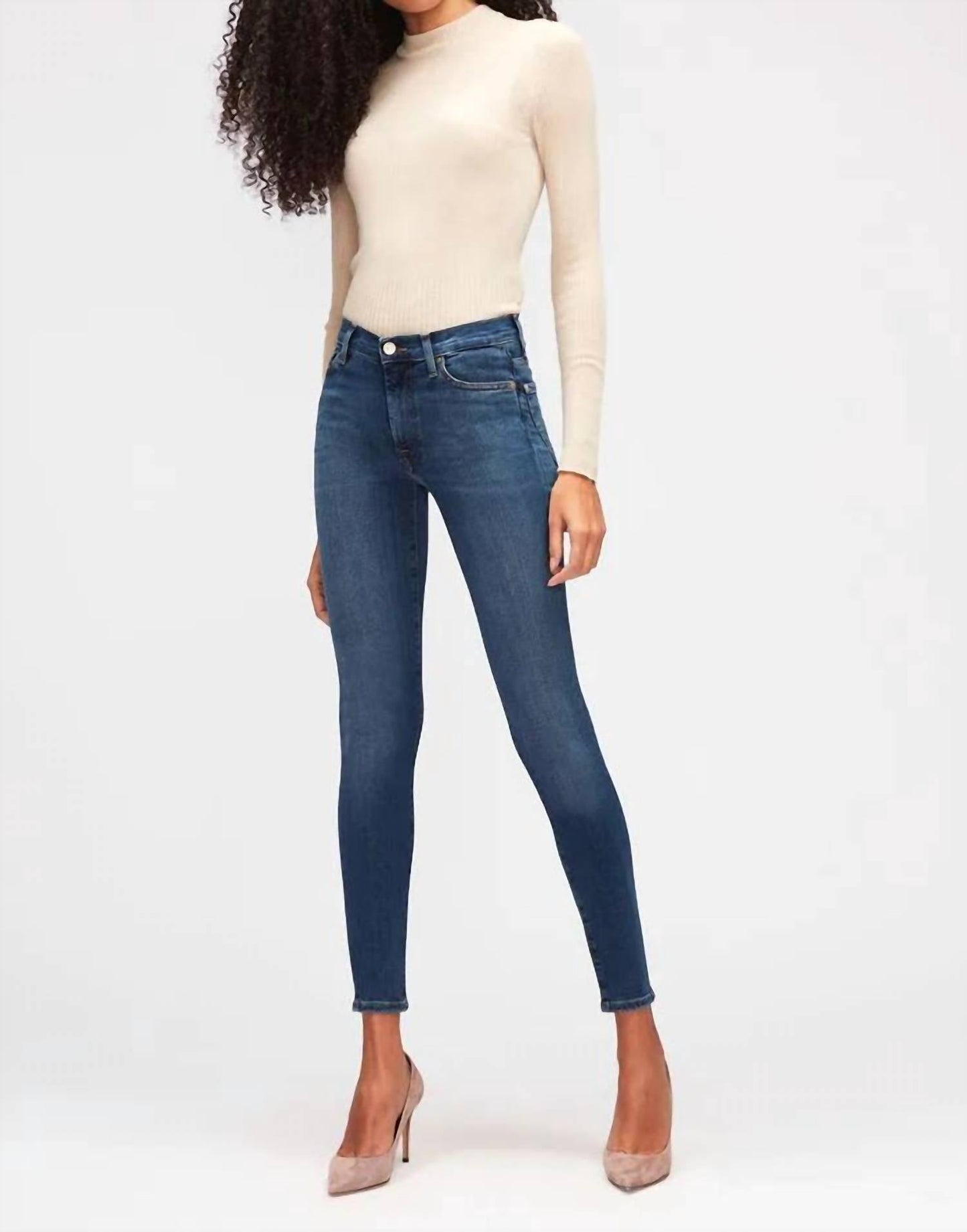 7 For All Mankind - High Waist Super Skinny Jeans
