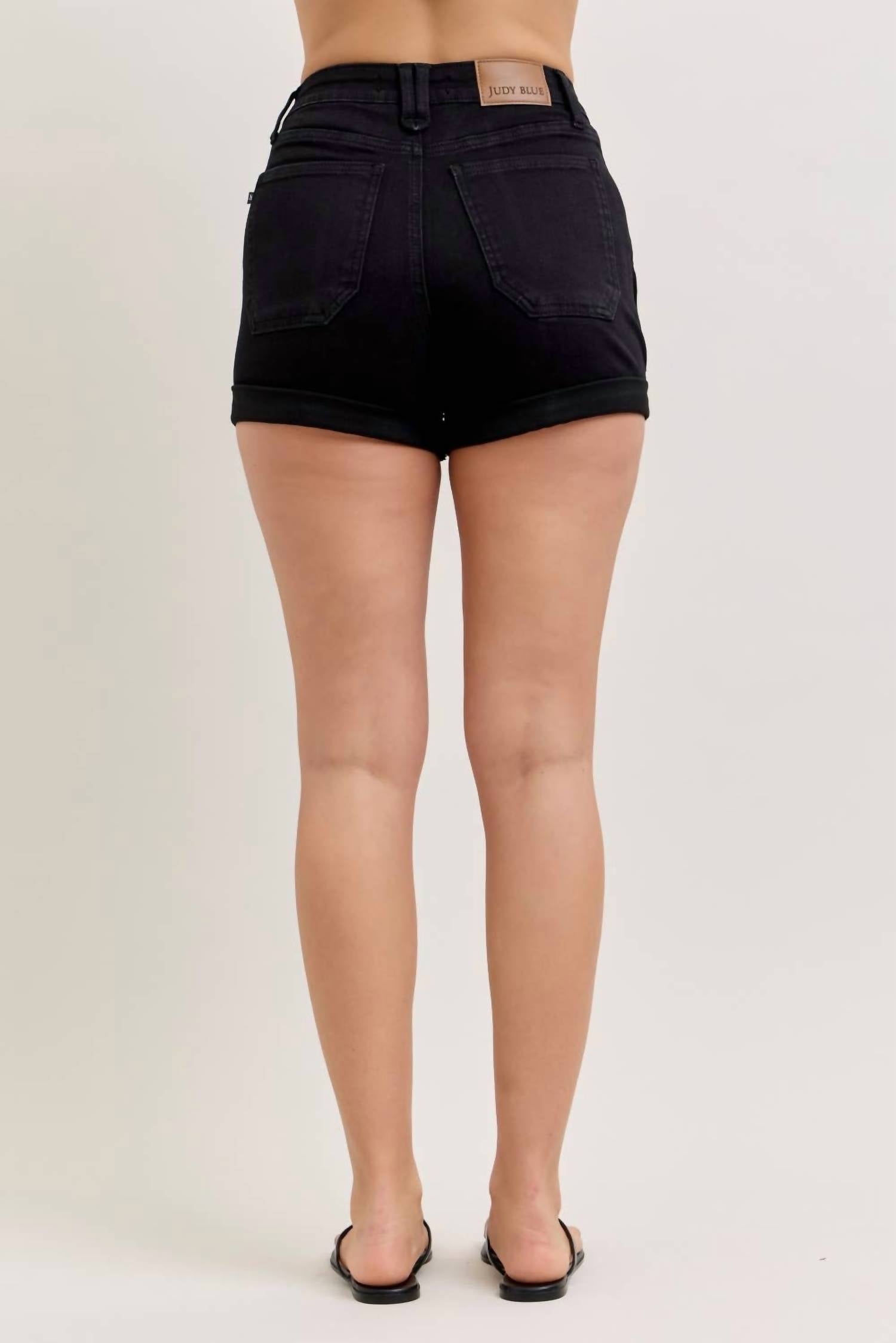 judy-blue-aurora-weekender-double-rolled-cuff-shorts