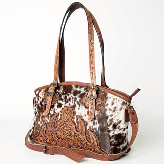American Darling - Women's Hand Tooled Genuine Leather Western Tote Bag