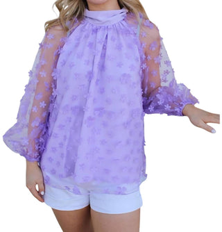 Entro - Sheer Floral Top