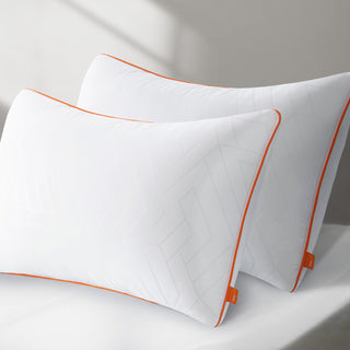 Queen Size Luxury Hotel-Quality Bed Pillow Set (2-Pack)