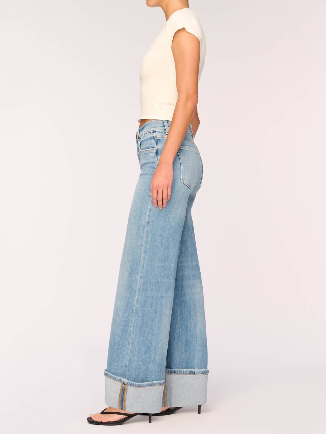 Dl1961 - Women'S - Hepburn Wide Leg Low Rise Jeans