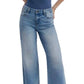 Vervet By Flying Monkey - Mid Rise Wide Leg Jean