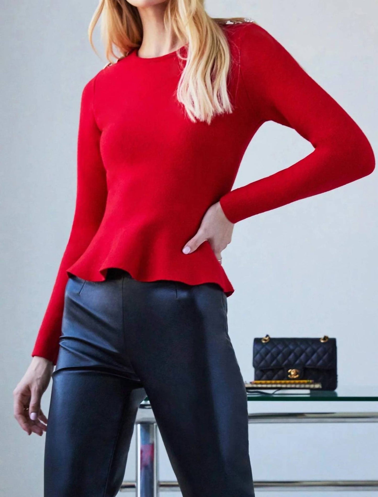 Generation Love - Panache Peplum Sweater