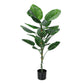 54" Tall Artificial Dieffenbachia Tree Indoor Faux Floor Plant
