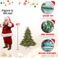 5FT The Full-Bodied Pre-Lit Evergreen Christmas Tree