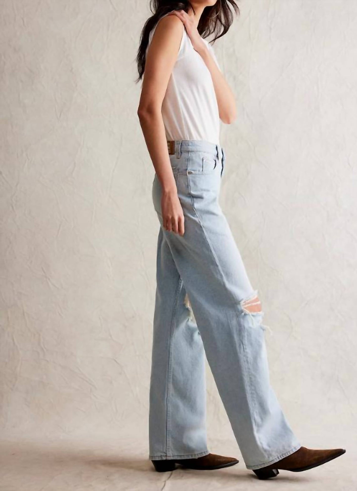 Free People - Tinsley Baggy High-rise Jeans