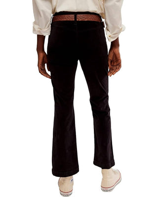 Free People - Calça Flare de Veludo High Time Kick