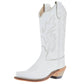 Old West - Kids Girl's Snip Toe Leather Boots