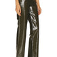 Pistola - Cassie Faux Leather Straight Fit Jeans