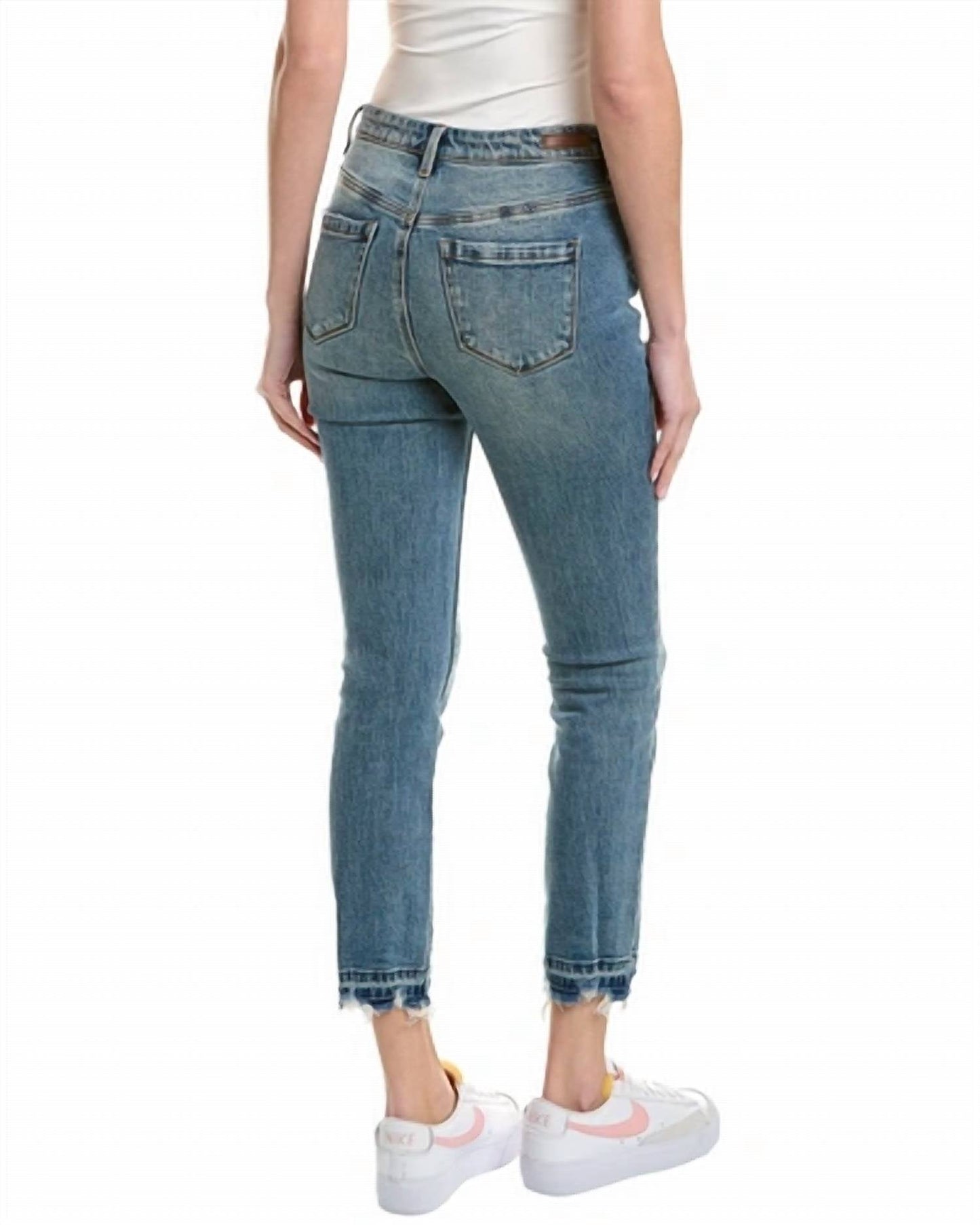 Blanknyc - the madison crop high rise jeans life rolls on