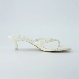 Cushionaire - Sandálias de salto fino estilo Miami Thong
