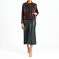 Clara Sun Woo - Vinyl/Liquid Leather Mixed Media Zip Jacket