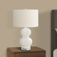 Contemporary Ceramic Table Lamp - Cream