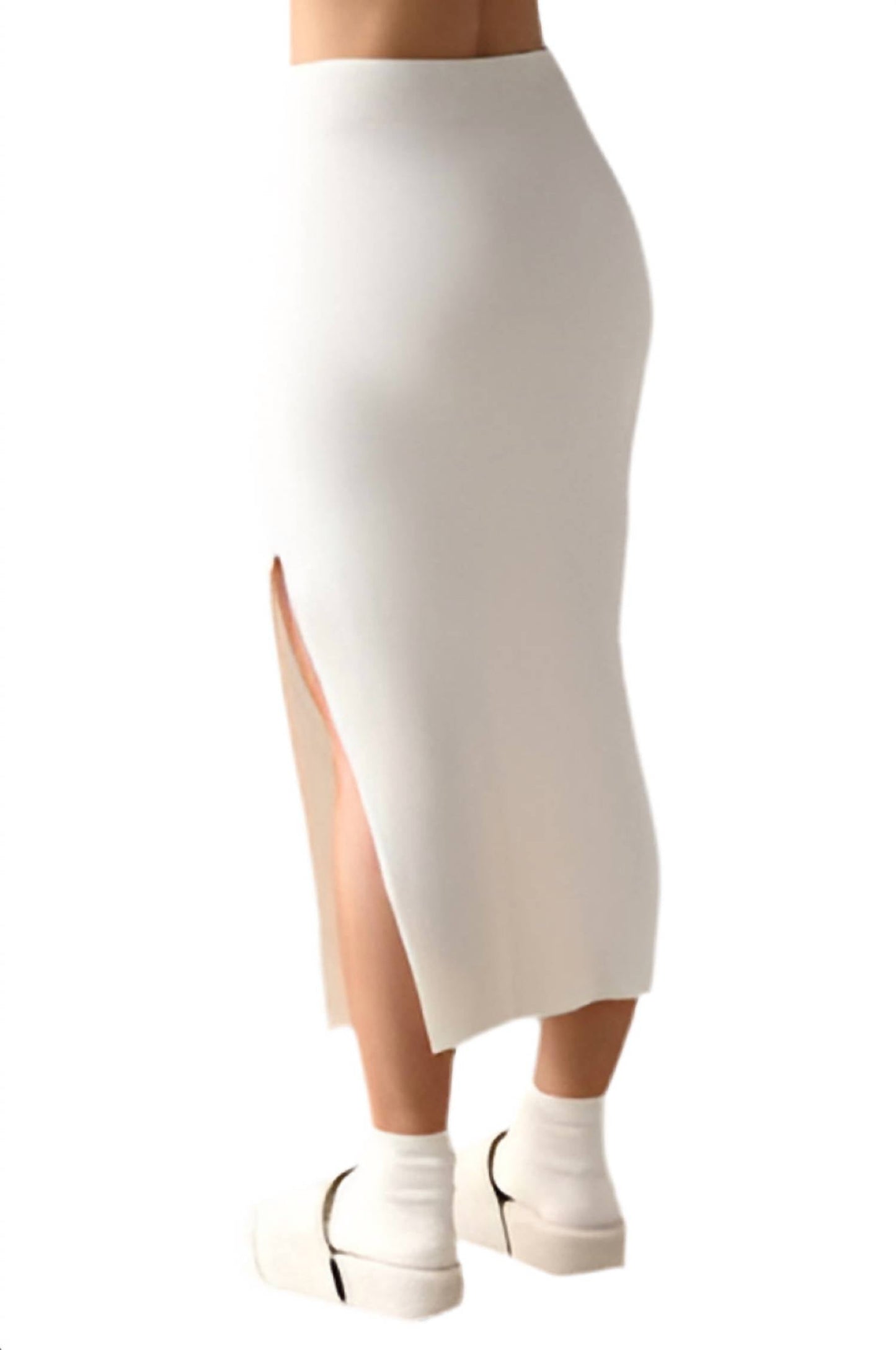 Joah Brown - Side Slit Midi Skirt