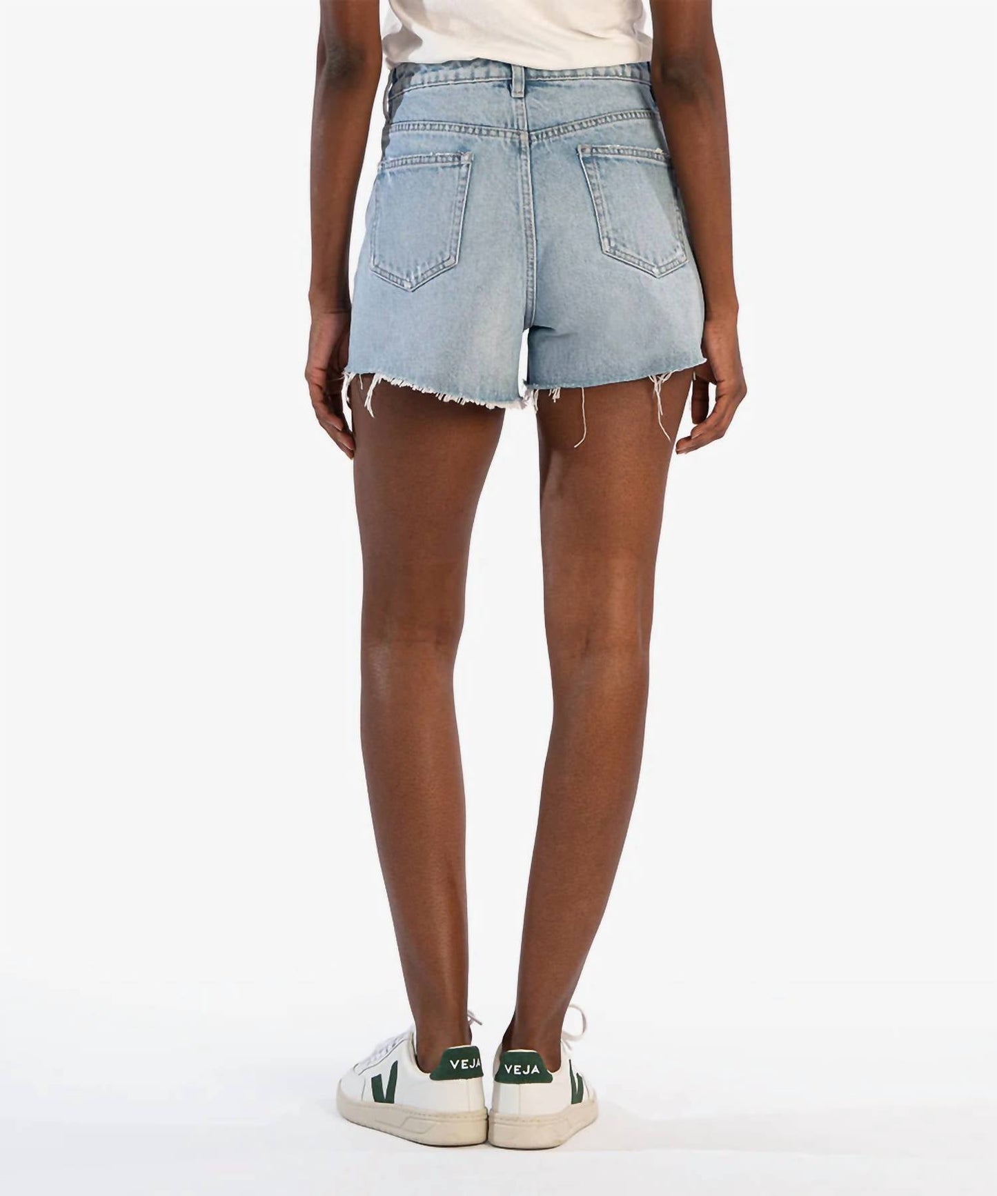 Kut From The Kloth - Women's Jane High Rise Long Short With Raw Hem