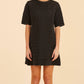 Dolce Cabo - Quilted Nylon Trim Dress
