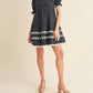 &Merci - Grace Ric Rac Babydoll Mini Dress