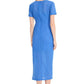 Donna Morgan - Short Sleeve Regatta Lace Midi Dress