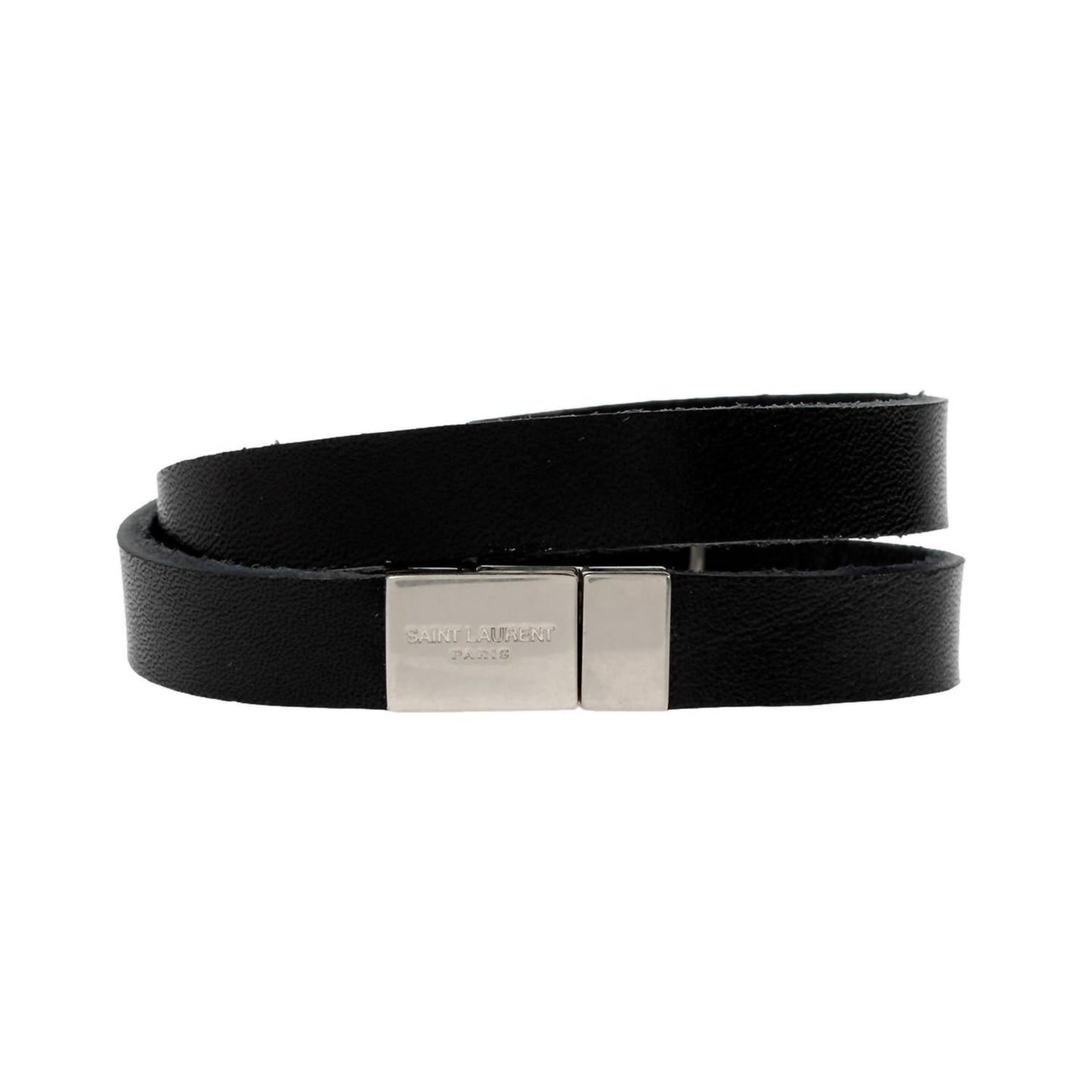 Saint Laurent - Women's Monogram Leather Bracelet