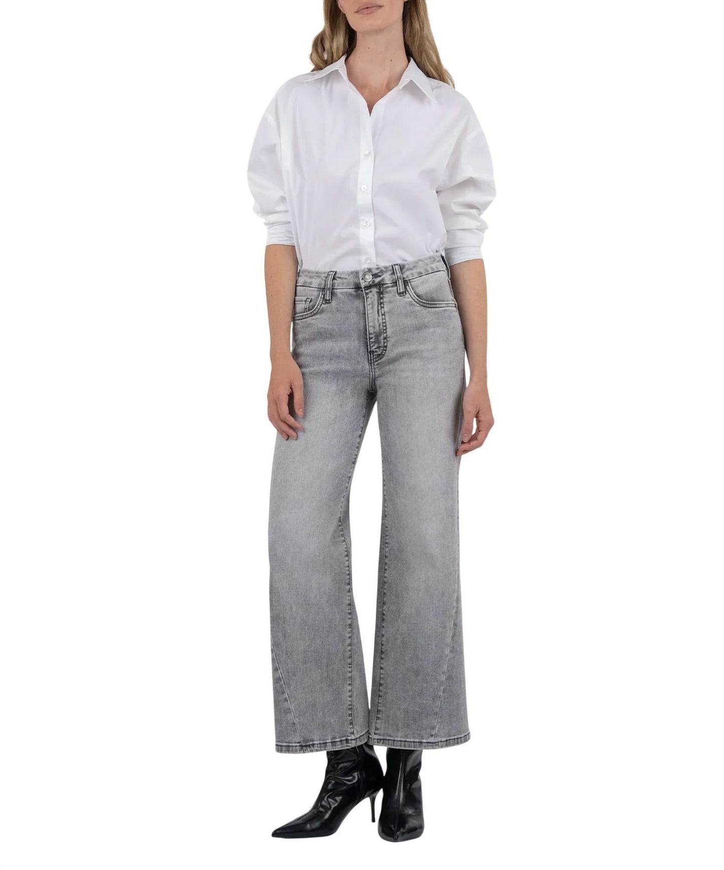 Kut From The Kloth - High Rise Meg Fab Ab Wide Leg